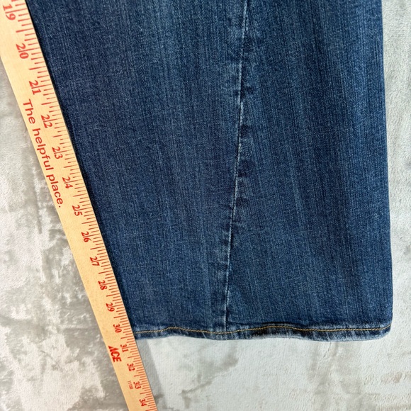 Vigoss‎ Bootcut  Women’s Blue Jeans Size 11/12 Faded Distressed Cowgirl Western - Picture 7 of 14